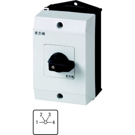 Eaton 4 Position 60 °, Short Thumb Grip Actuator 20 A