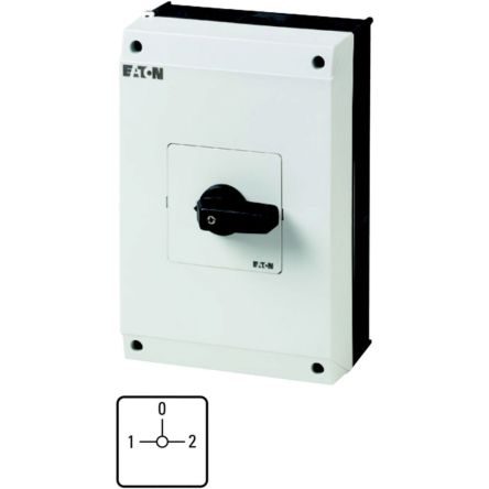 Eaton 3 Position 90 °, Short Thumb Grip Actuator 63 A