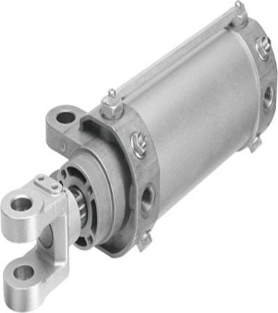 Festo Pneumatic Piston Rod Cylinder - 80 mm Bore, 75 mm DW Series, Double Acting Acting