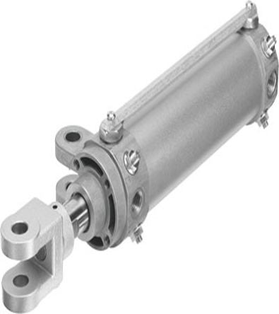 Festo Pneumatic Piston Rod Cylinder - 50 mm Bore, 125 mm DWB Series, Double Acting Acting