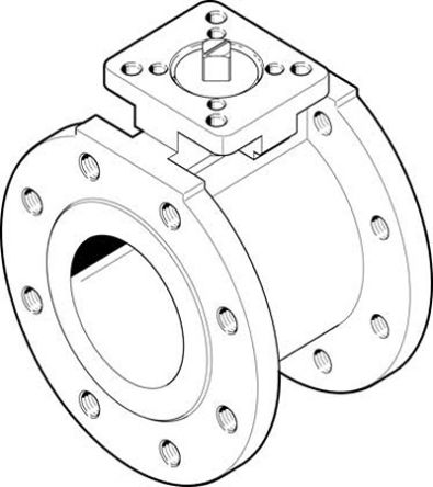 Festo Mechanical 2 Port Ball Valve -