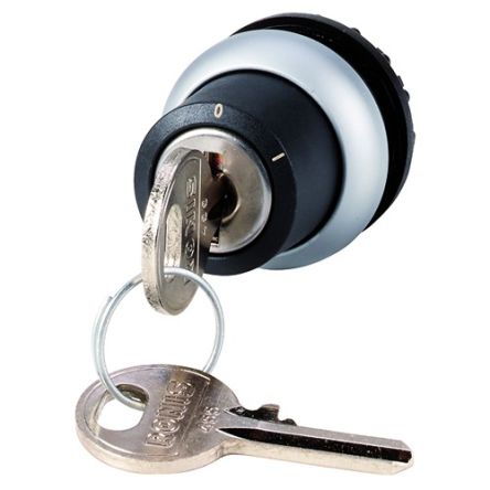 Eaton M22 2-position Key Switch Head, 22.5 mm Cutout