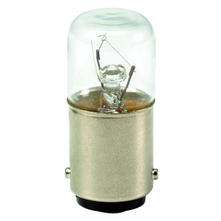 Eaton Clear Series Clear Flashing Effect Light Module, Filament Bulb 120V ac, AC