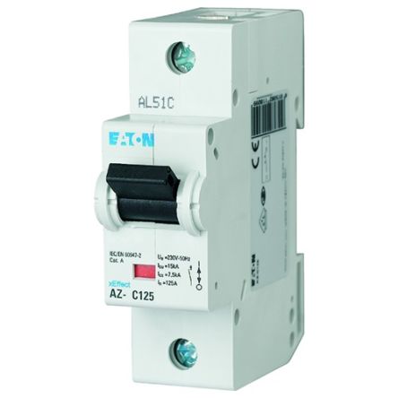 Eaton xEffect Miniature Circuit Breaker, 1-Pole, 63A, Type B, 230V ac AC