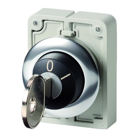 Eaton M30 2-position Key Switch Head, 30 mm Cutout
