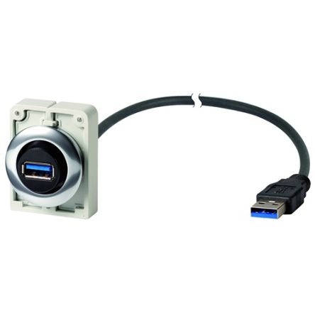 Eaton Interface Adapter, Male USB Type A to Female, USB 3.0 USB Type A, 70 mm