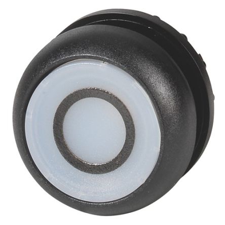 Eaton M22 Series White Momentary Spring Return Push Button Switch, 22.5 mm Cutout, IP66, IP67, IP69K