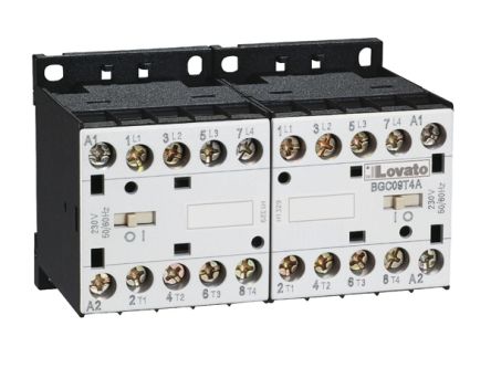 Lovato 11BG Contactor, 400V ac Coil, 20 A, 22 kW, 440V