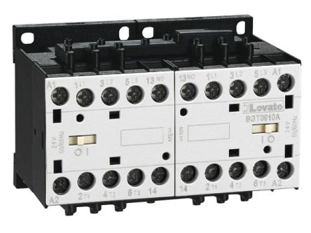 Lovato 11BG Reversing Contactor, 24V ac Coil, 12 A, 5.7 kW, 1 NO, 440V