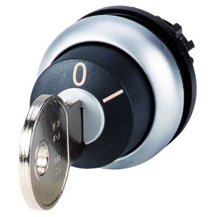 Eaton M22 2-position Key Switch Head, 22.5 mm Cutout