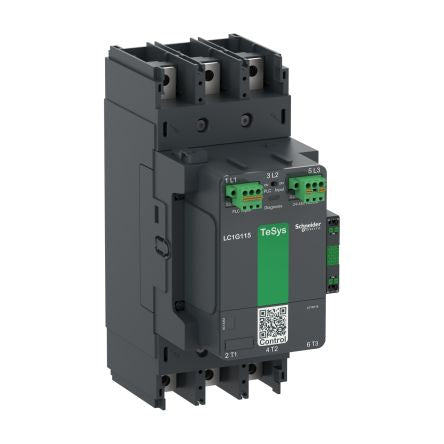 Schneider Electric, TeSyS G Contactor 1 NO/1 NC, 330A Contact Rating, 160 W, 48V 3 NO
