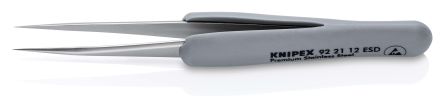 Knipex 112mm Stainless Steel Fine ESD Safe Tweezer