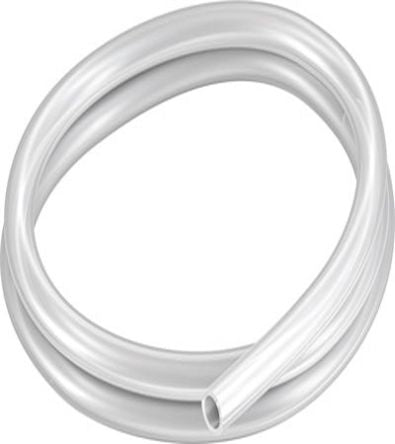 Festo Natural Thermoplastic Elastomer Round Plastic Tube x 14 mm OD x 9.8 mm ID