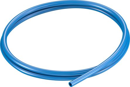 Festo Blue Thermoplastic Elastomer Round Plastic Tube x 6 mm OD x 4 mm ID x 2 mm