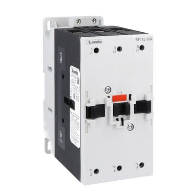 Lovato BF115 Contactor, 575V ac Coil, 3-Pole, 115 A, 110 kW, 690V