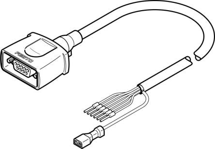 Festo Motor Cable NEBM Series Cable for Use with Motor,1450370