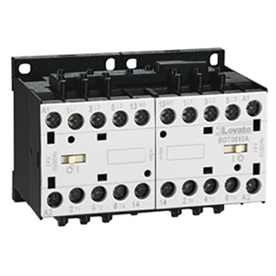 Lovato BGT12 Reversing Contactor, 12V dc Coil, 3-Pole, 12 A, 5.7 kW, 1 NO, 690V