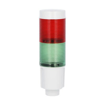 Lovato 8TL4 Series Green, Red Signal Tower, 2 Lights 24V dc