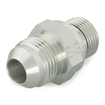 Parker 12-20F42EDMXS Hydraulic Fitting Male G, Steel, 1.25 in Hose ID