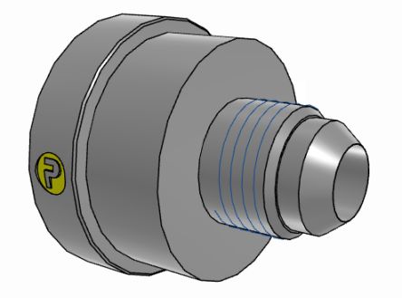Parker 16-6TRTXS Hydraulic Fitting Female, Steel, 1 in Hose ID