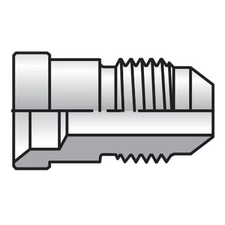Parker 16-8 TRTX-S Hydraulic Fitting Female, Steel, 1 in Hose ID