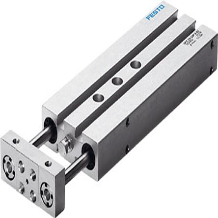 Festo Pneumatic Guided Cylinder - 162026 16 mm Bore, DPZ-16-10-P-A-KF Series, 10 mm Double Acting Acting