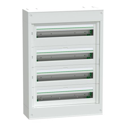 Schneider Electric White Plastic PrismaSeT S Control Station Enclosure - 4 Hole