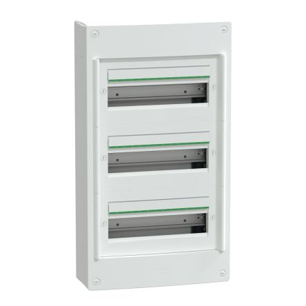 Schneider Electric White Plastic PrismaSeT XS Control Station Enclosure - 3 Hole