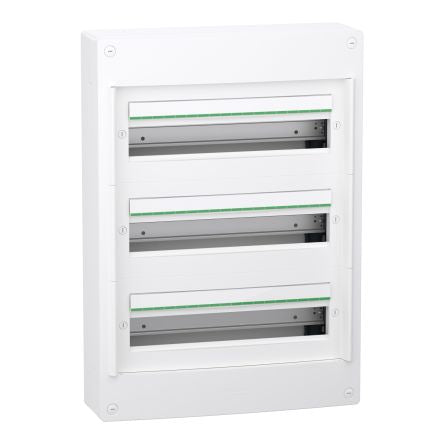 Schneider Electric White Plastic PrismaSeT XS Control Station Enclosure - 3 Hole