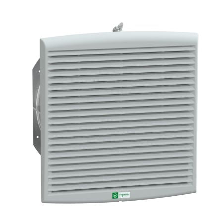 Schneider Electric Grey Injected Thermoplastic Fan Filter, Parallel Slat, 162 mm