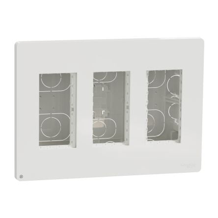 Schneider Electric White ABS Unica Control Station Enclosure - 4 Hole