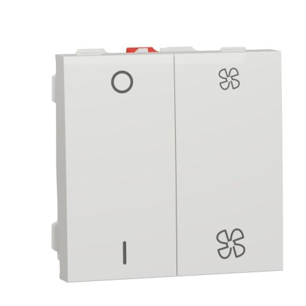 Schneider Electric White Unica Fan Isolator Switch 250V IP4X
