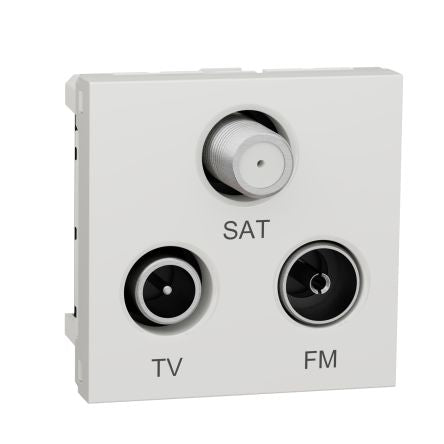 Schneider Electric, Unica IP20 White Socket