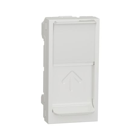 Schneider Electric Unica Series RJ45 Socket Female, Flush Rectangular 1 Port