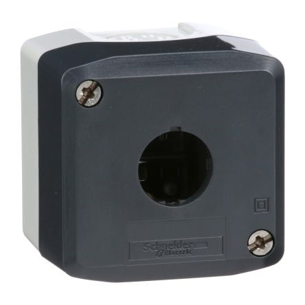 Schneider Electric Grey Polycarbonate Harmony Empty Control Station - 1 Hole 22 mm Diameter