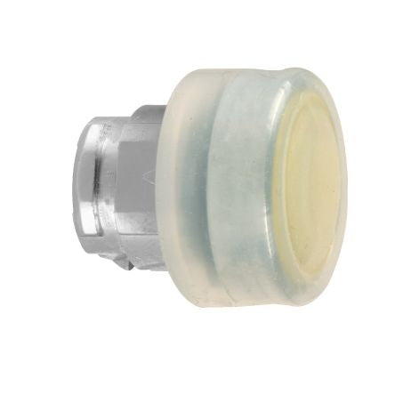 Schneider Electric Harmony Series Yellow Spring Return Push Button Head, 22 mm Cutout, IP67, IP69K, IP66