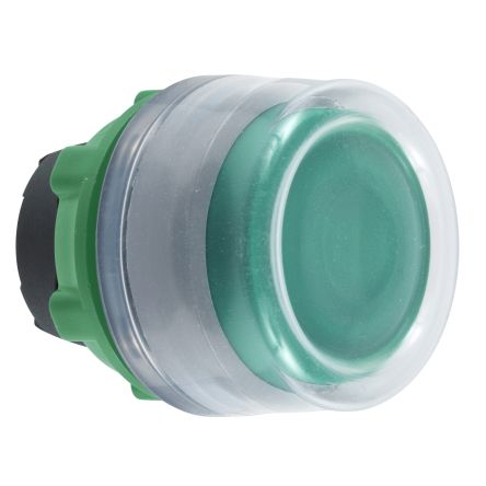 Schneider Electric Harmony Series Green Spring Return Push Button Head, 22 mm Cutout, IP67, IP66