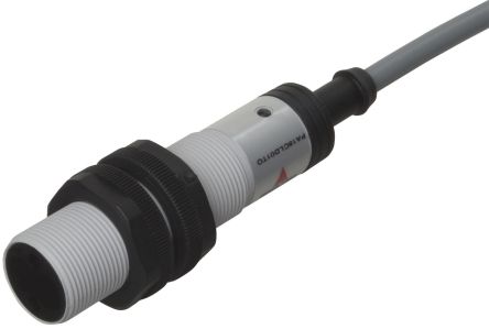 Carlo Gavazzi Retroreflective Photoelectric Sensor, Barrel Sensor