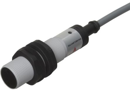 Carlo Gavazzi Retroreflective Photoelectric Sensor, Barrel Sensor