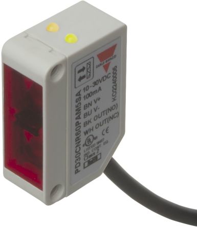 Carlo Gavazzi Through Beam Photoelectric Sensor, Rectangular Sensor