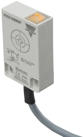 Carlo Gavazzi VC5510NNCP Flat Capacitive Proximity Sensor VC5510 10 mm NPN 100mA 30V 30 V ac 30 V dc