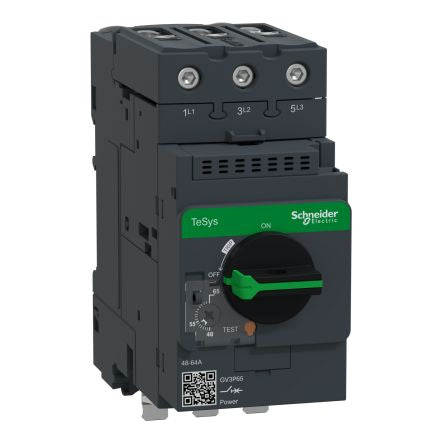 Schneider Electric 65A TeSyS GV Motor Protection Circuit Breaker, 230V, 80 °C, -40 °C