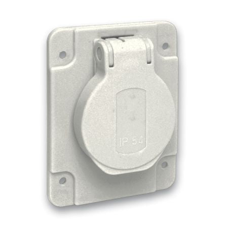 Schneider Electric Grey 1 Gang Plug Socket, 16A Indoor, French 2P