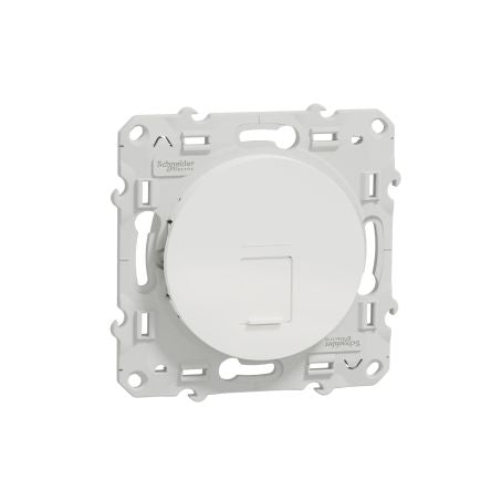 Schneider Electric Odace 2011 Series RJ45 Socket Female, Flush Shielded Circular 1 Way