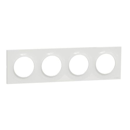 Schneider Electric White 4 Gang Cover