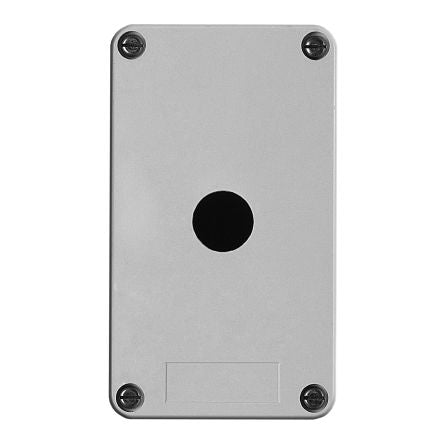 Schneider Electric Grey Fibreglass Harmony Control Station Enclosure - 1 Hole 22 mm Diameter