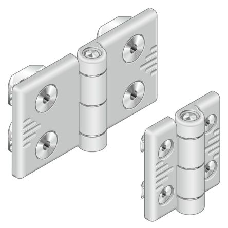 Bosch Rexroth Die Cast Aluminium Flag, Screw Fixing, 56 mm x 45mm x 5 mm