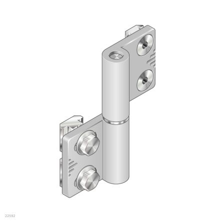 Bosch Rexroth Die Cast Aluminium Flag, Bolt-On Fixing, 85 mm x 102mm x 10 mm