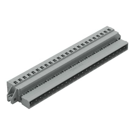 WAGO 231 Series Snap-in Pluggable Connector Male Cage Clamp, 24-Pole, 12A, 24-Way
