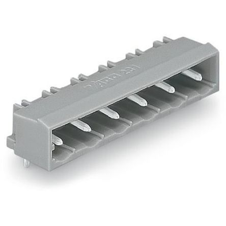 WAGO 231 Series Right Angle PCB PCB Header, 4 Contact(s), 7.5 mm Pitch, 1 Row, Shrouded